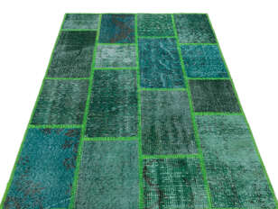 Apex Patchwork Unique Yeşil 31206 120 cm X 180 cm (3)