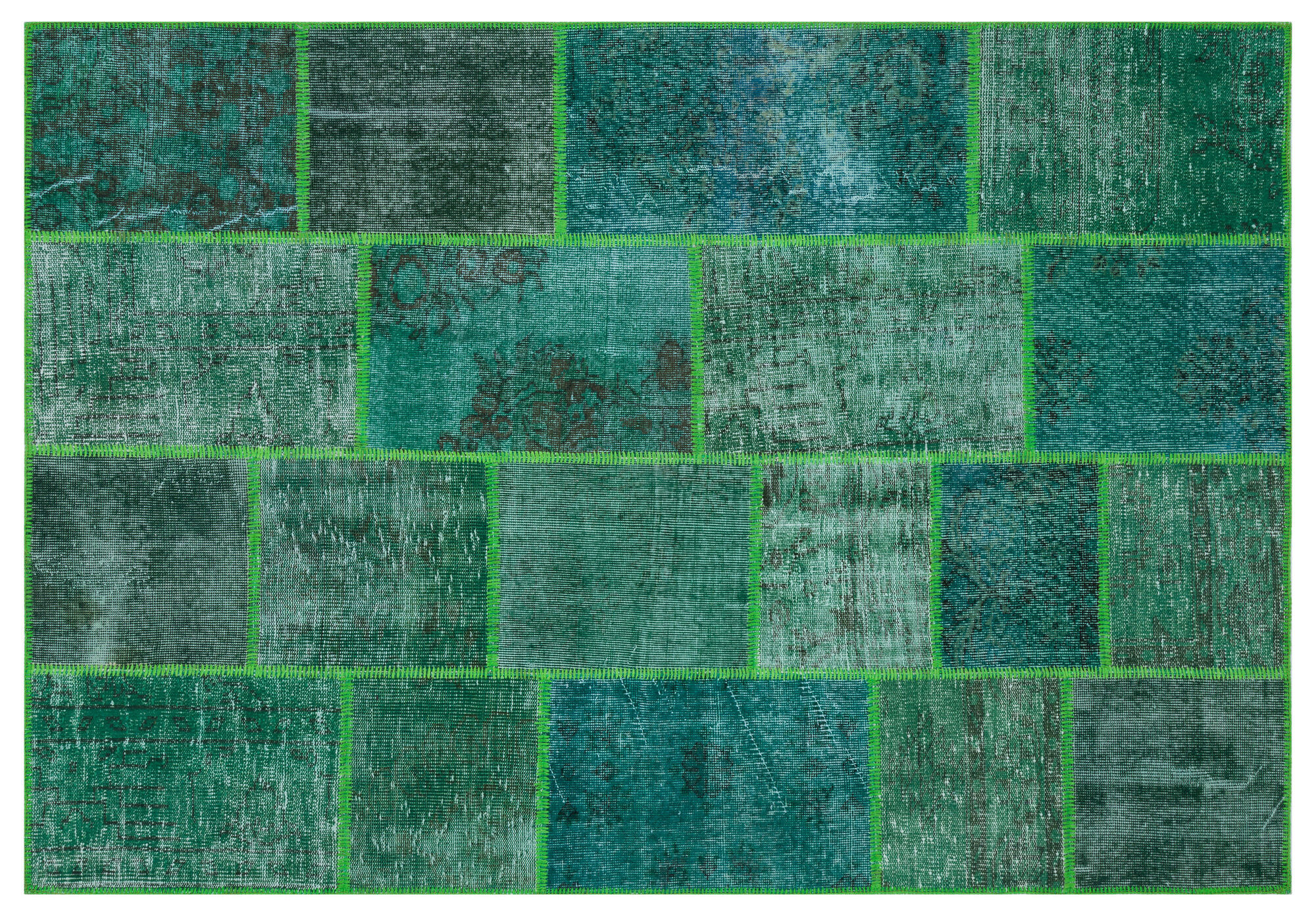 Apex Patchwork Unique Yeşil 31224 160 cm X 230 cm