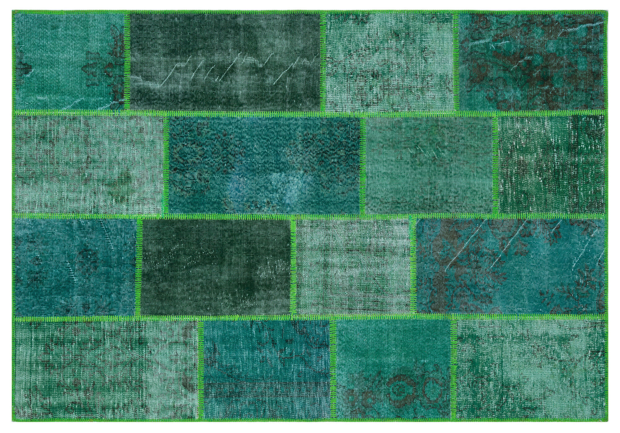 Apex Patchwork Unique Yeşil 31260 160 cm X 230 cm