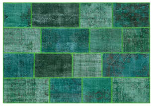 Apex Patchwork Unique Yeşil 31260 160 cm X 230 cm (1)