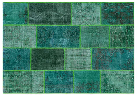 Apex Patchwork Unique Yeşil 31260 160 cm X 230 cm - 1