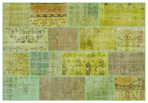 Apex Patchwork Unique Yeşil 31273 160 cm X 230 cm - 1