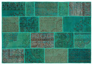 Apex Patchwork Unique Yeşil 34192 160 cm X 232 cm (1)