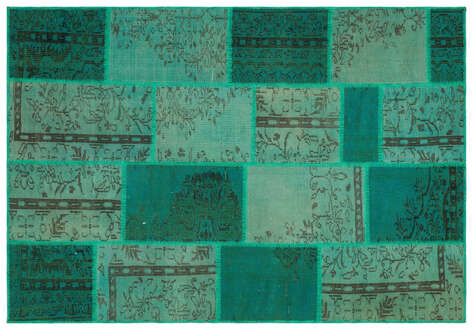 Apex Patchwork Unique Yeşil 35464 161 cm X 232 cm - 1