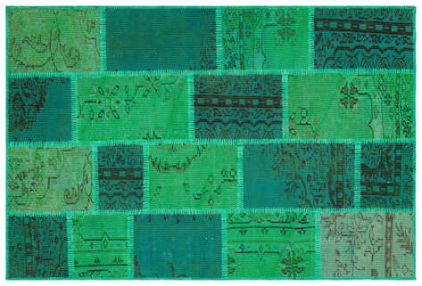 Apex Patchwork Unique Yeşil 35573 121 cm X 181 cm - 1