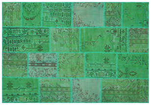 Apex Patchwork Unique Yeşil 35873 161 cm X 233 cm (1)