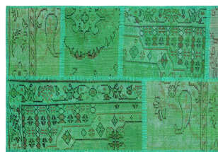 Apex Patchwork Unique Yeşil 35873 161 cm X 233 cm (4)