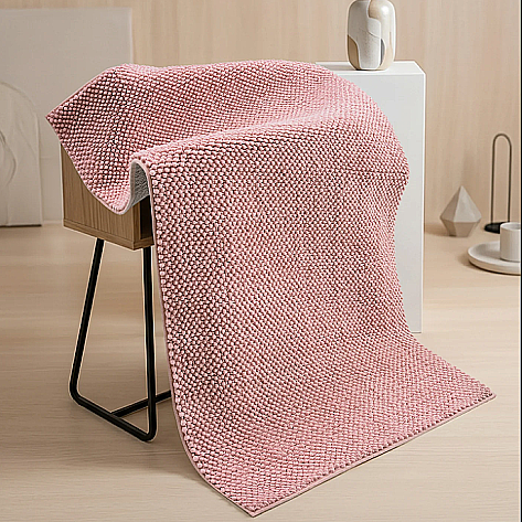 Savona Banyo Mutfak Paspası Kaymaz Tabanlı Yumuşak Dokulu 2624 Pembe - 1