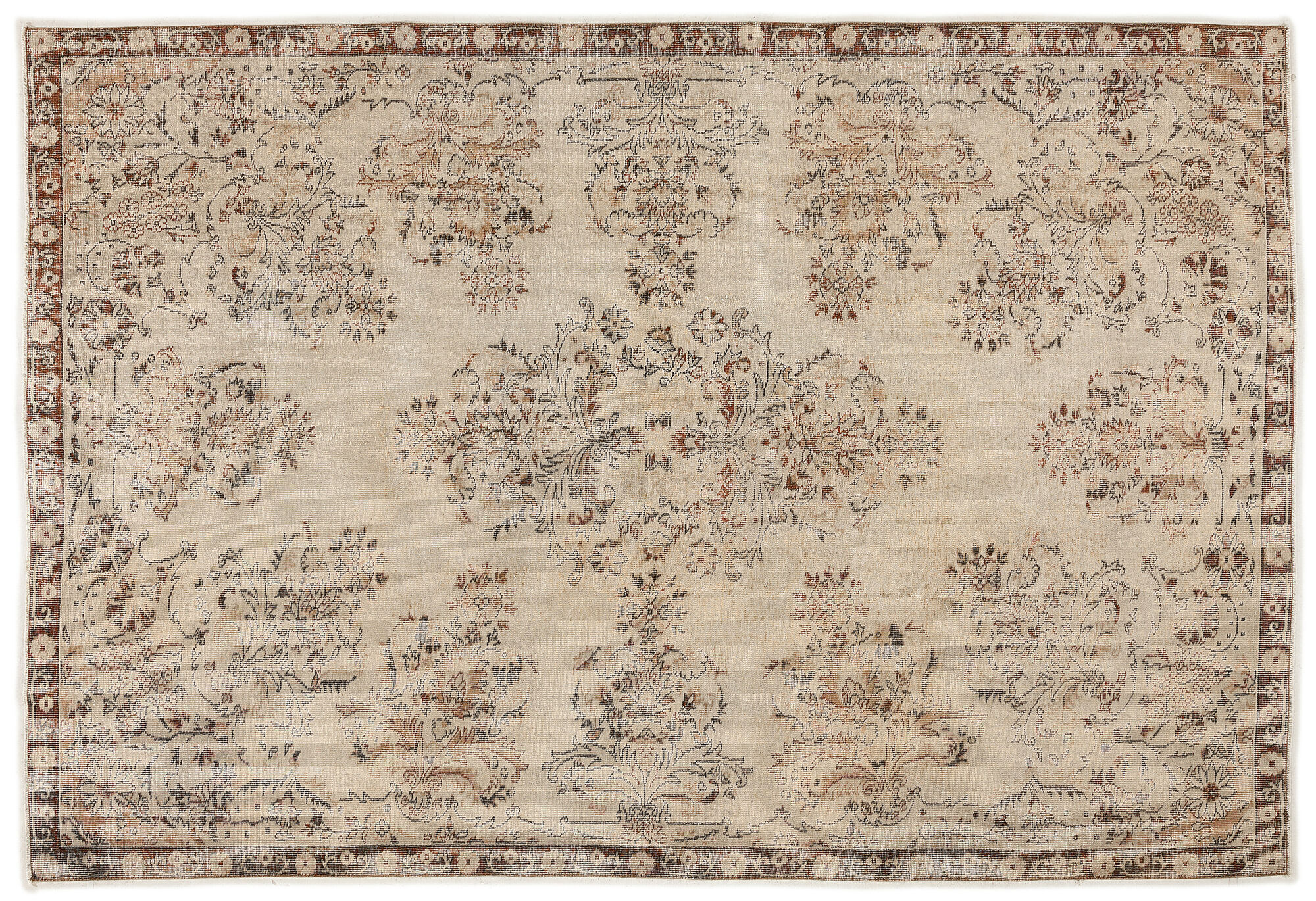 Apex Vintage Halı Bej 0595 203x293cm