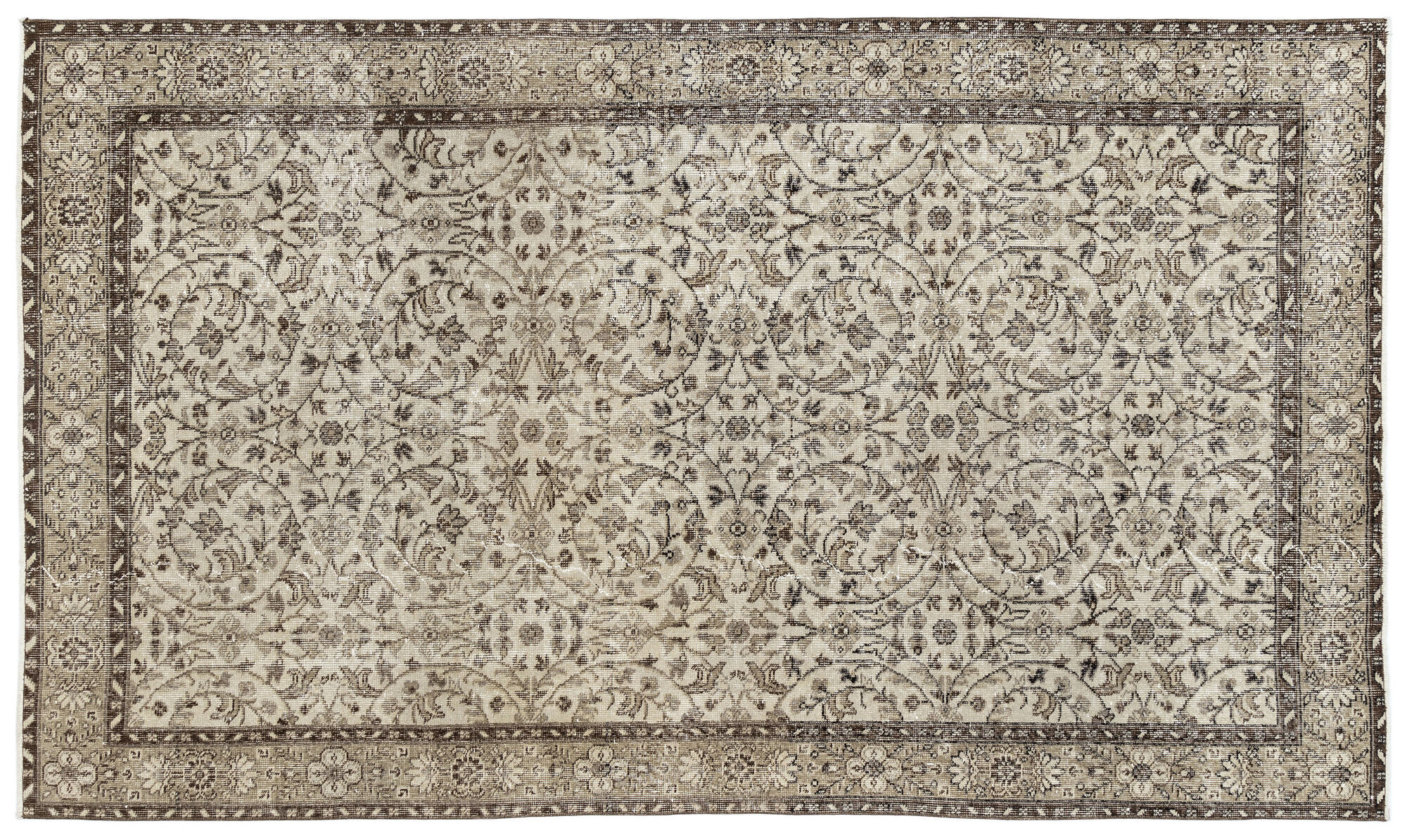 Apex Vintage Halı Bej 10061 162x277cm