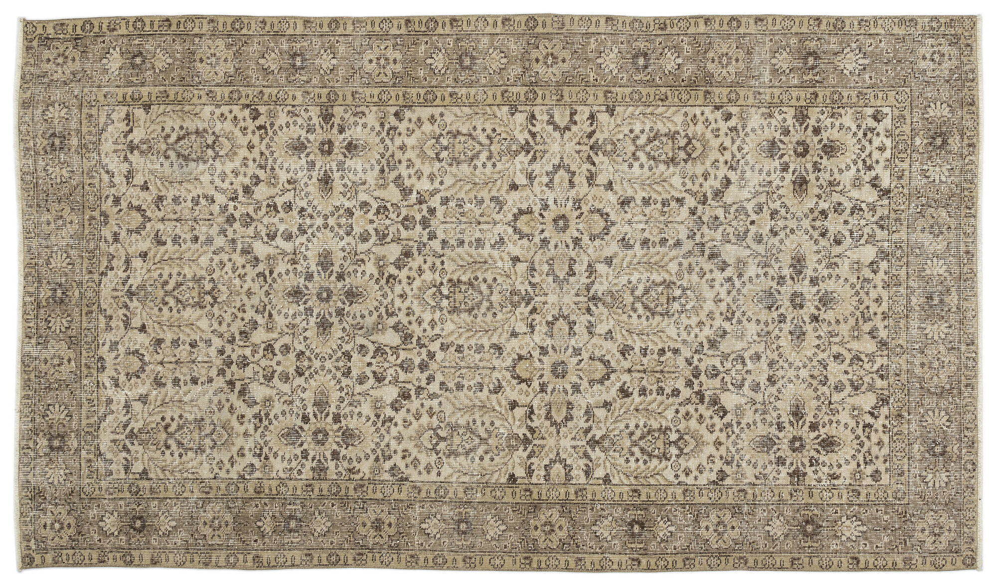 Apex Vintage Halı Bej 10357 154x269cm