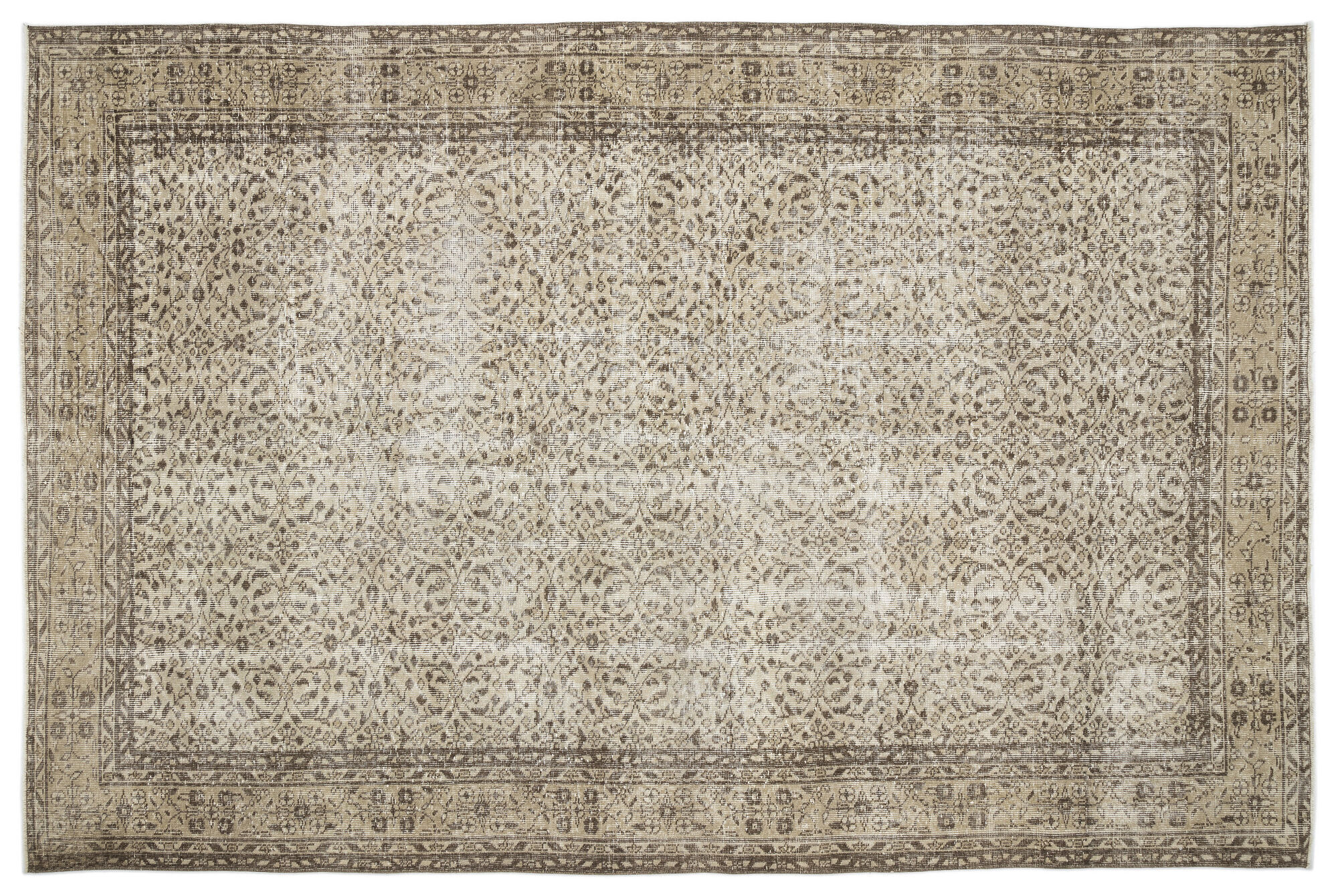 Apex Vintage Halı Bej 10623 205x317cm