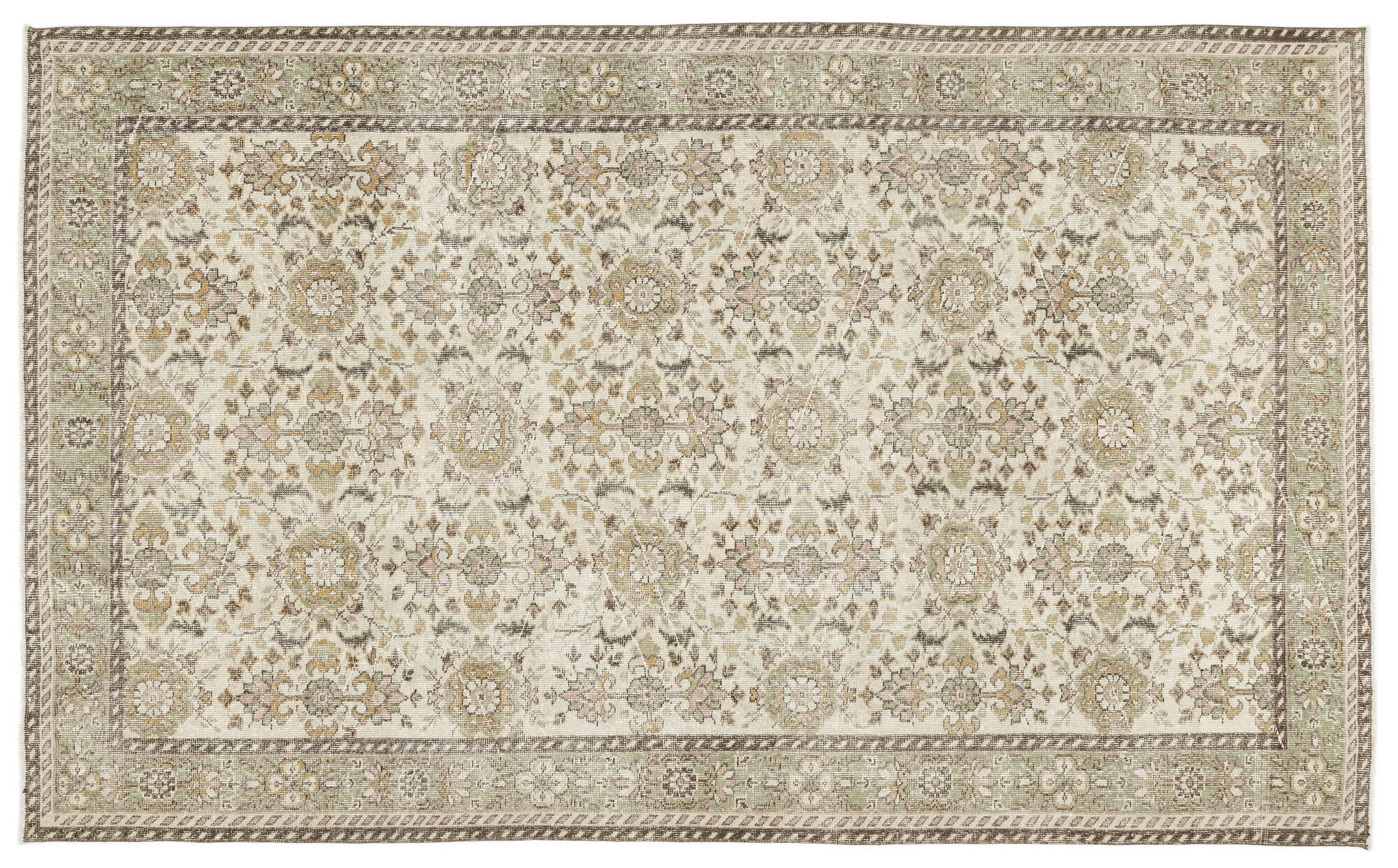 Apex Vintage Halı Bej 10792 185x304cm