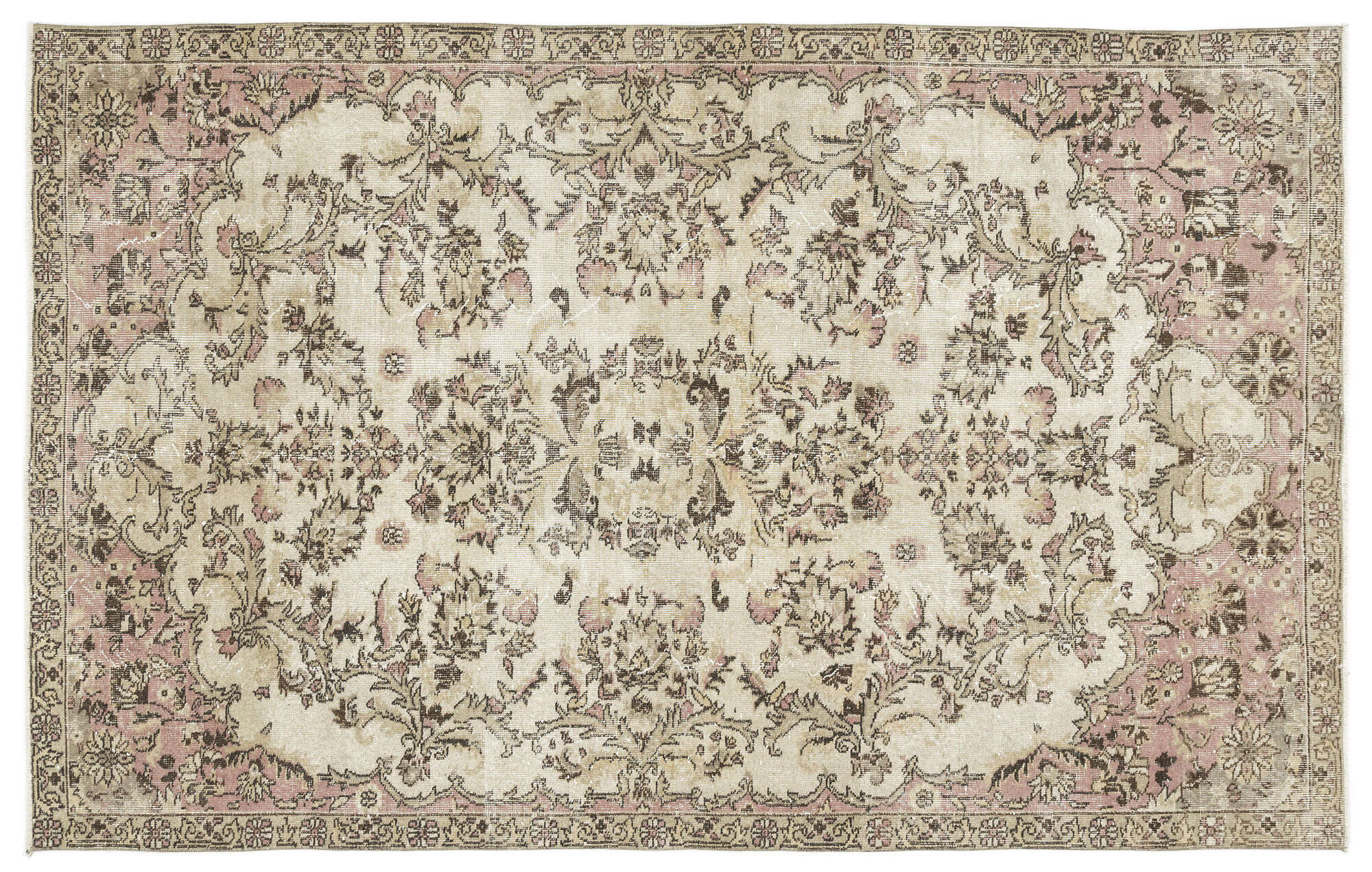 Apex Vintage Halı Bej 10810 172x277cm