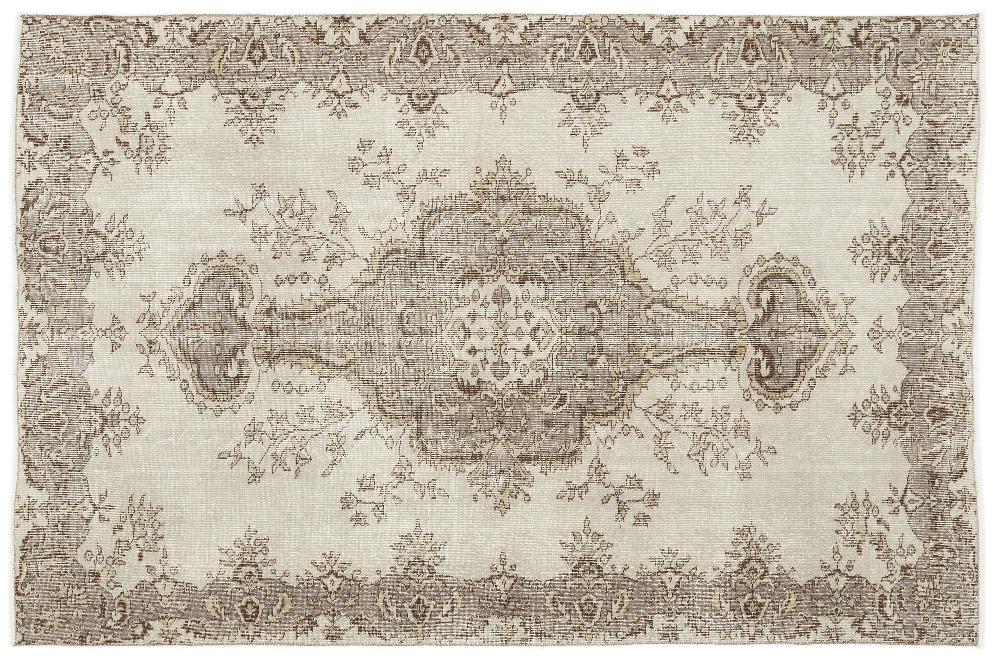 Apex Vintage Halı Bej 12026 186x278cm