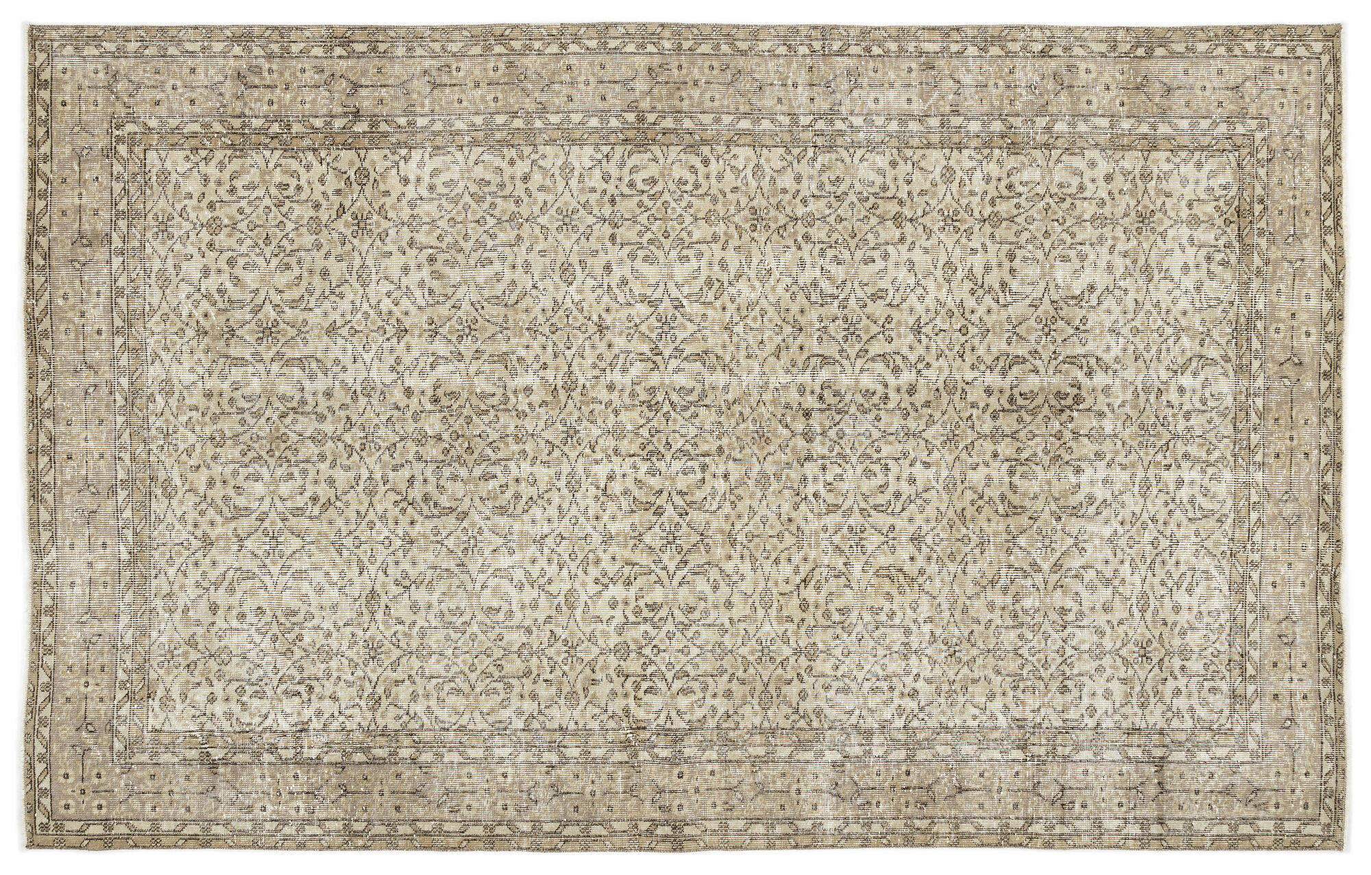 Apex Vintage Halı Bej 12089 173x277cm