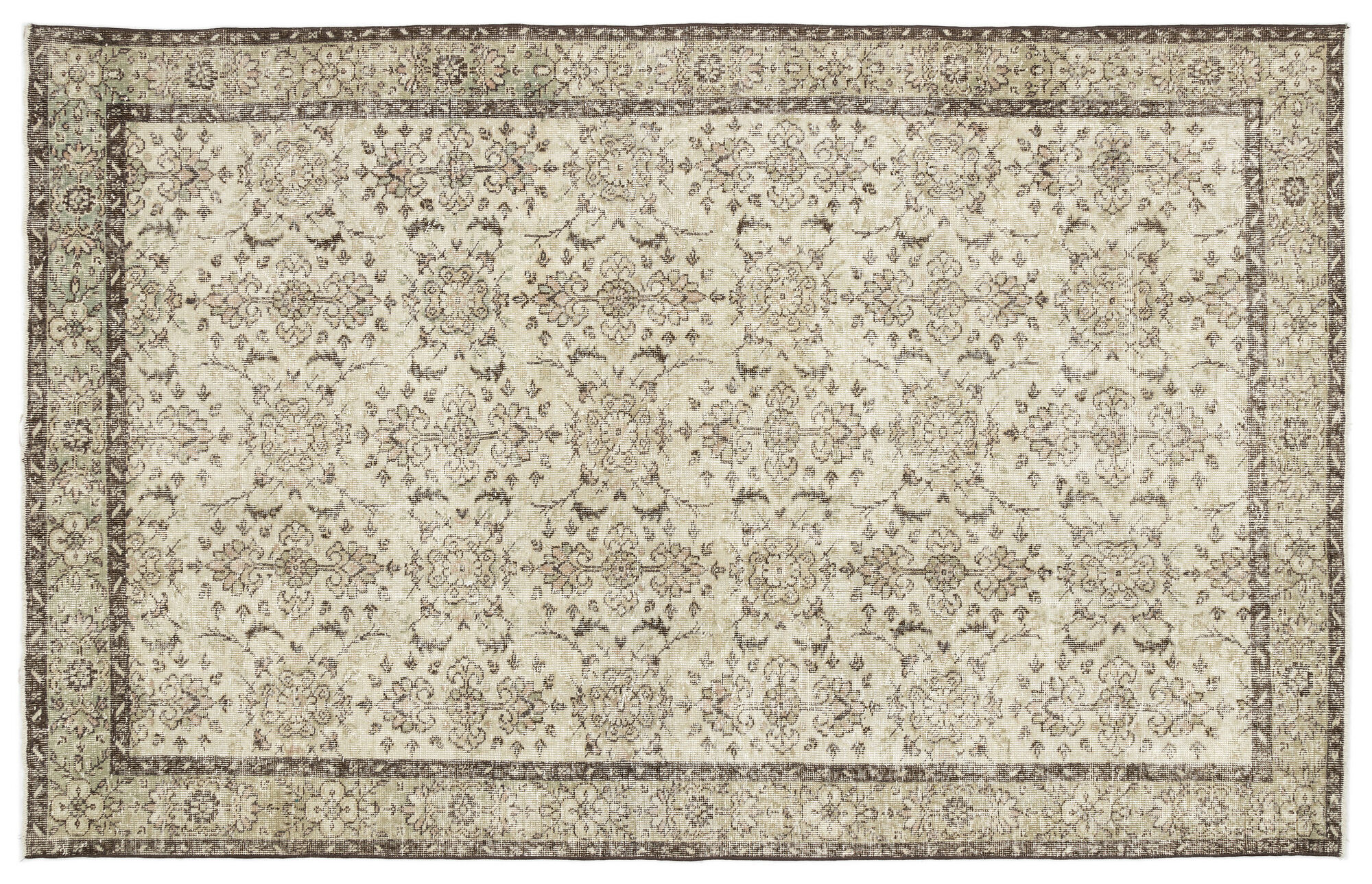 Apex Vintage Halı Bej 12251 188x296cm