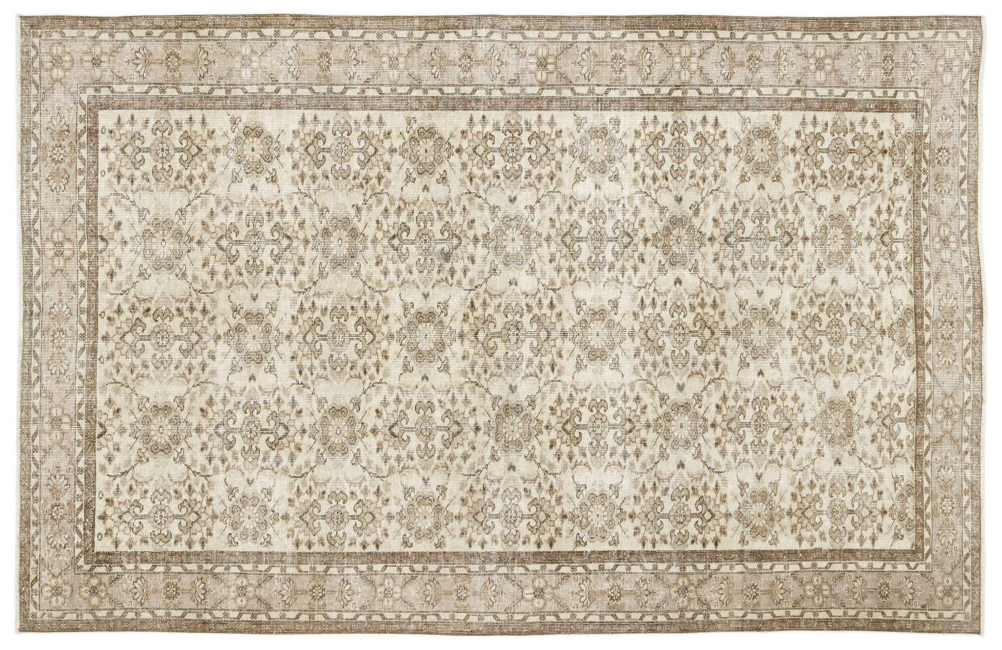 Apex Vintage Halı Bej 12463 194x310cm
