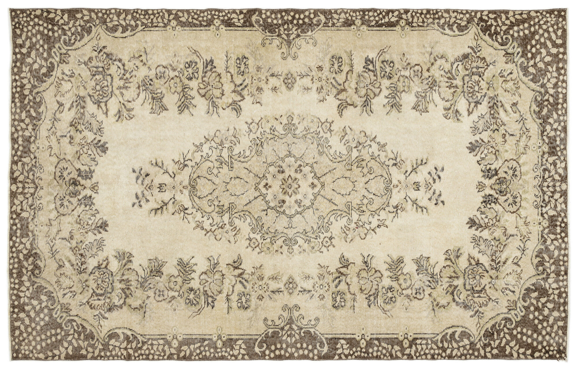 Apex Vintage Halı Bej 12541 179x285cm