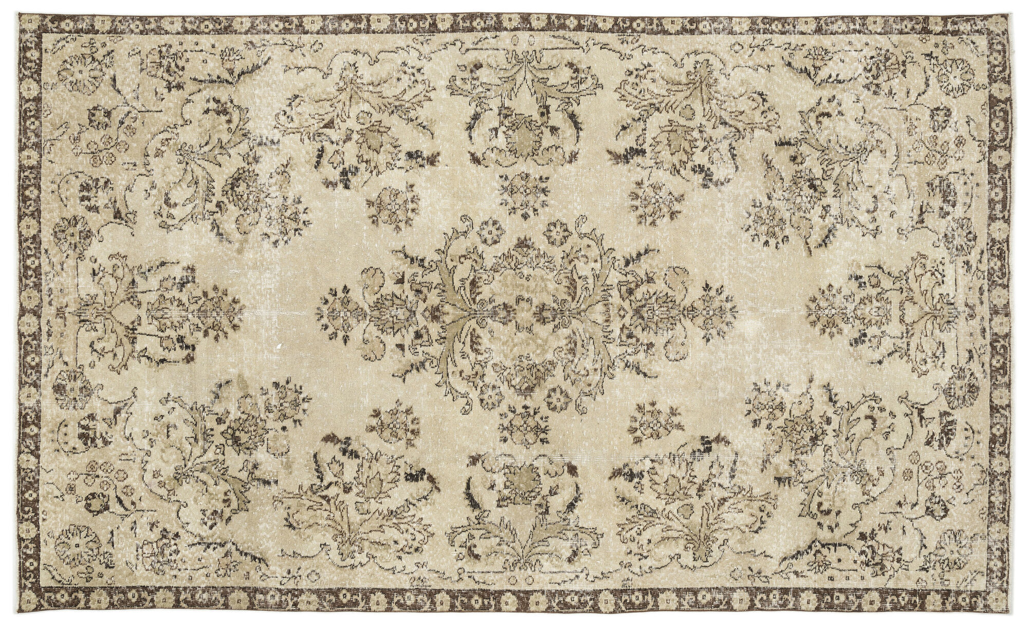 Apex Vintage Halı Bej 12848 190x320cm