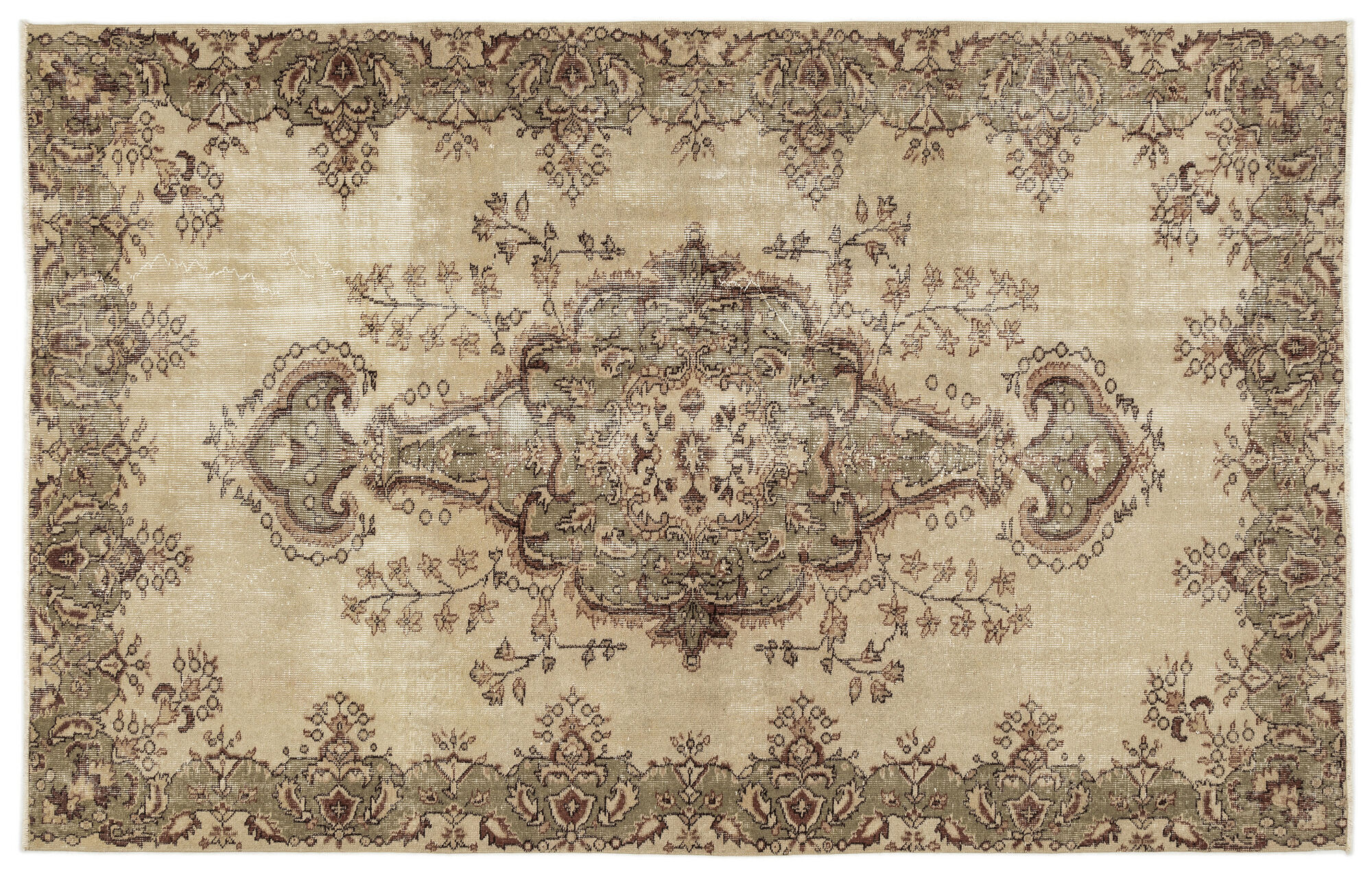 Apex Vintage Halı Bej 12861 169x268cm
