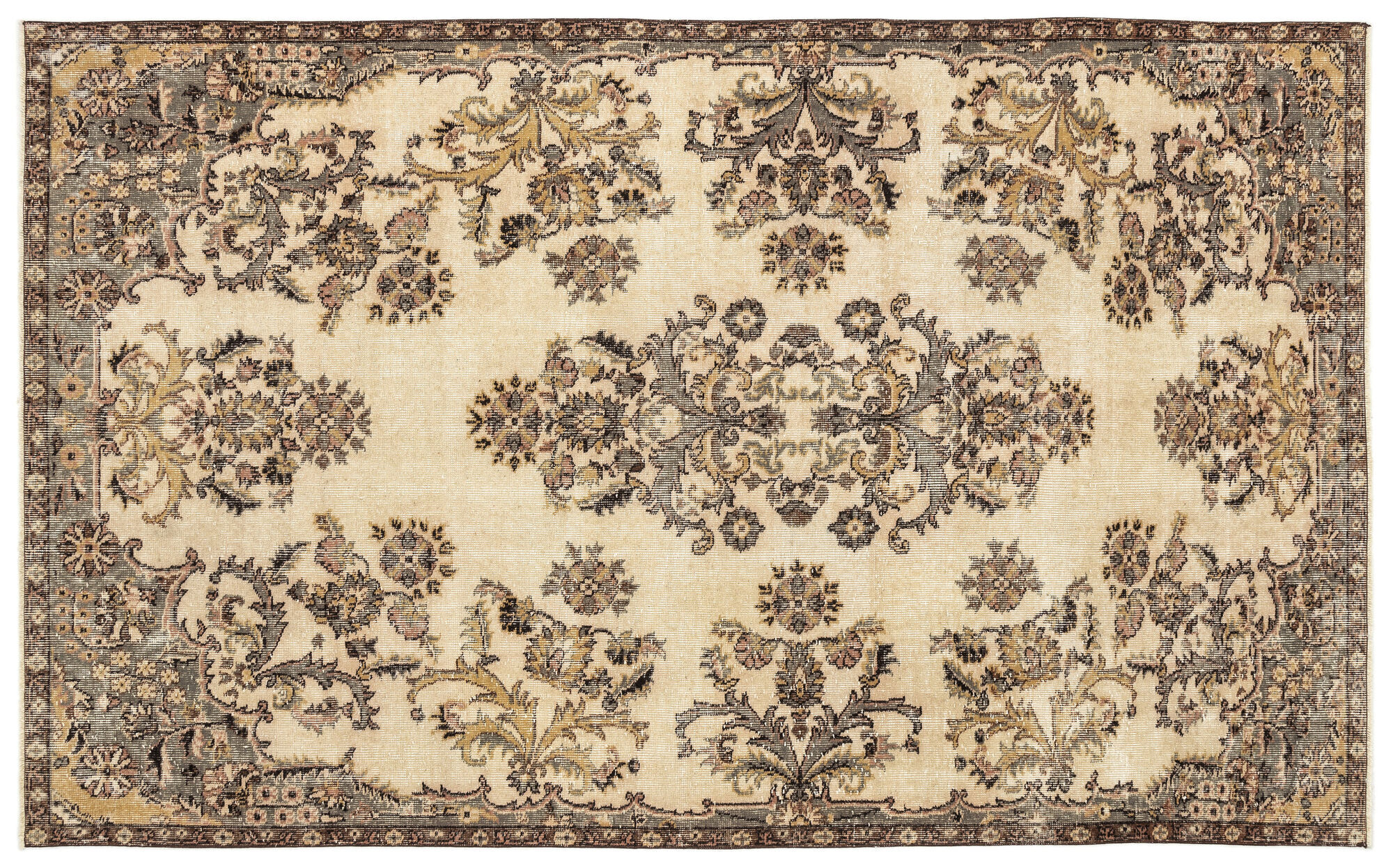 Apex Vintage Halı Bej 12972 165x269cm