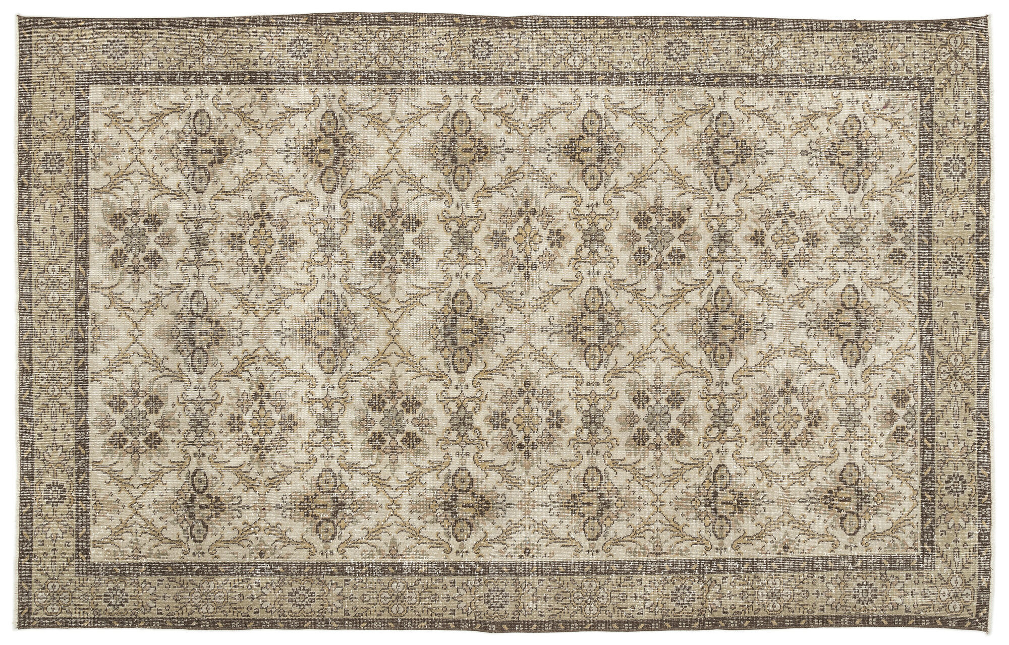 Apex Vintage Halı Bej 13008 182x295cm