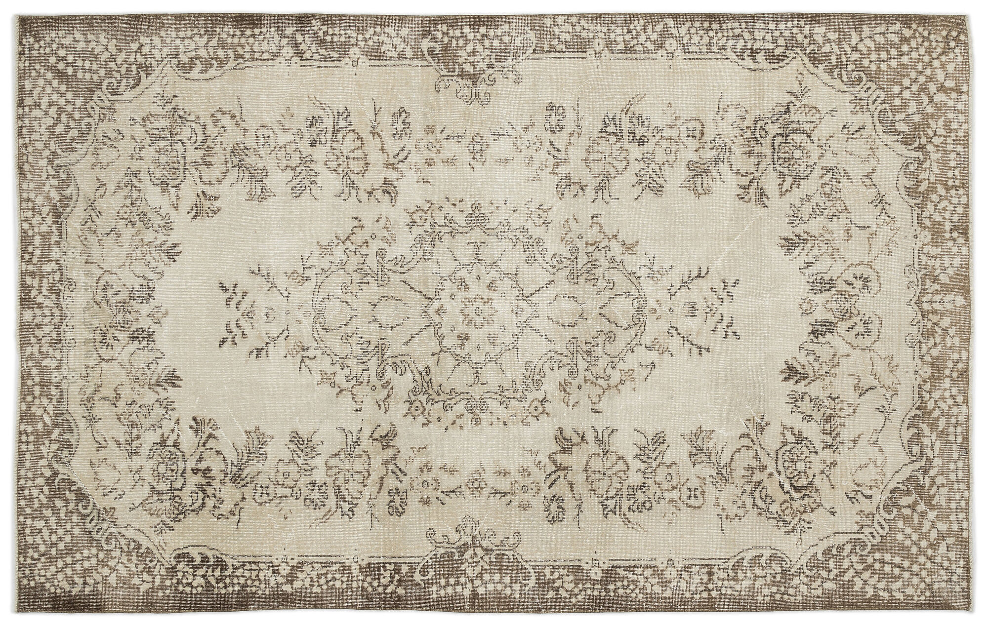 Apex Vintage Halı Bej 14162 179x294cm