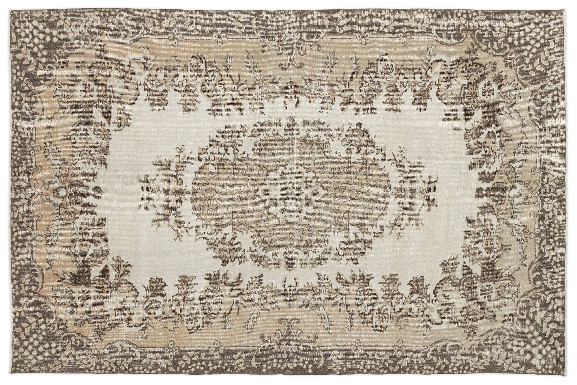Apex Vintage Halı Bej 14660 195x295cm