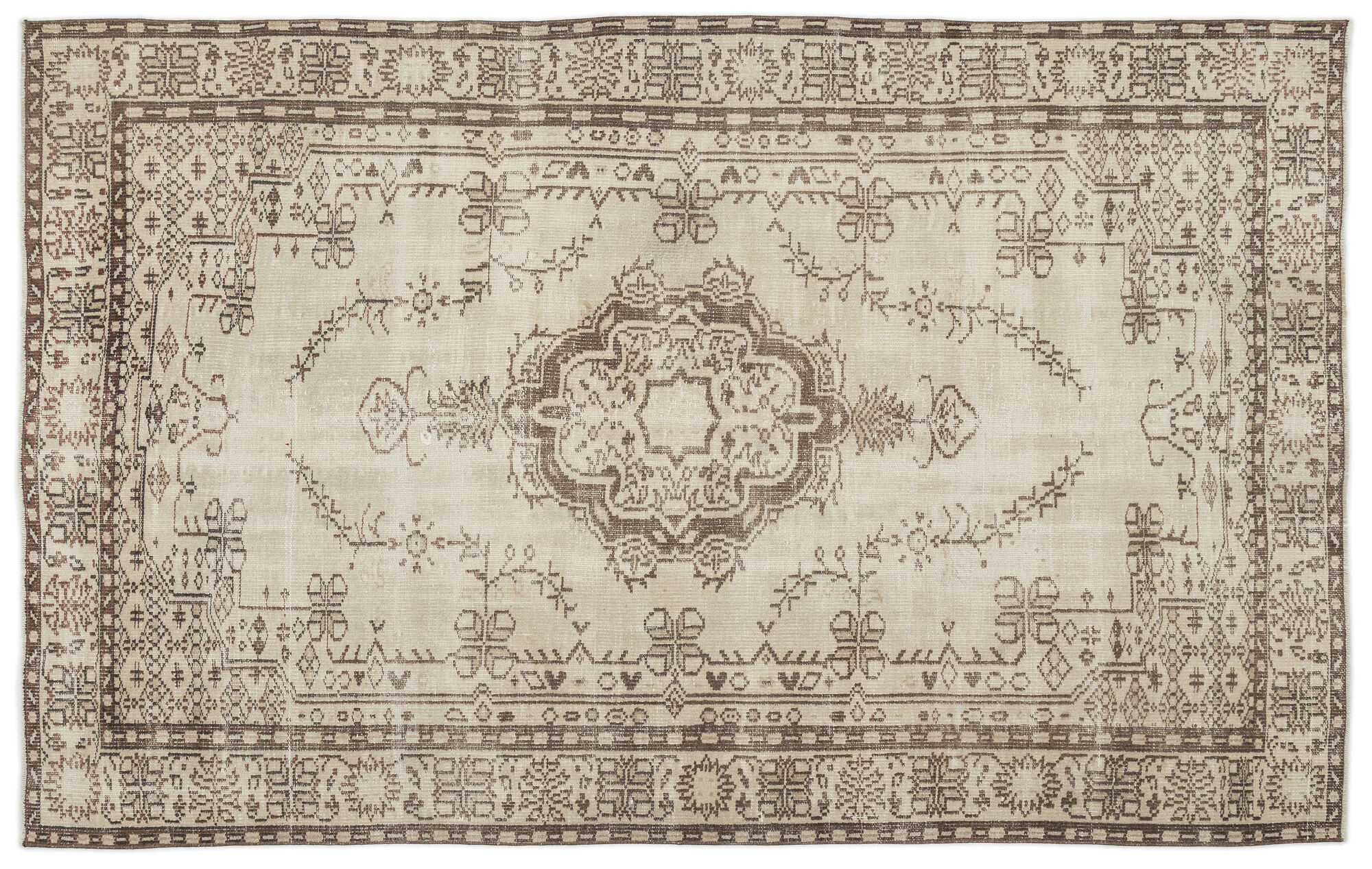 Apex Vintage Halı Bej 14678 184x290cm