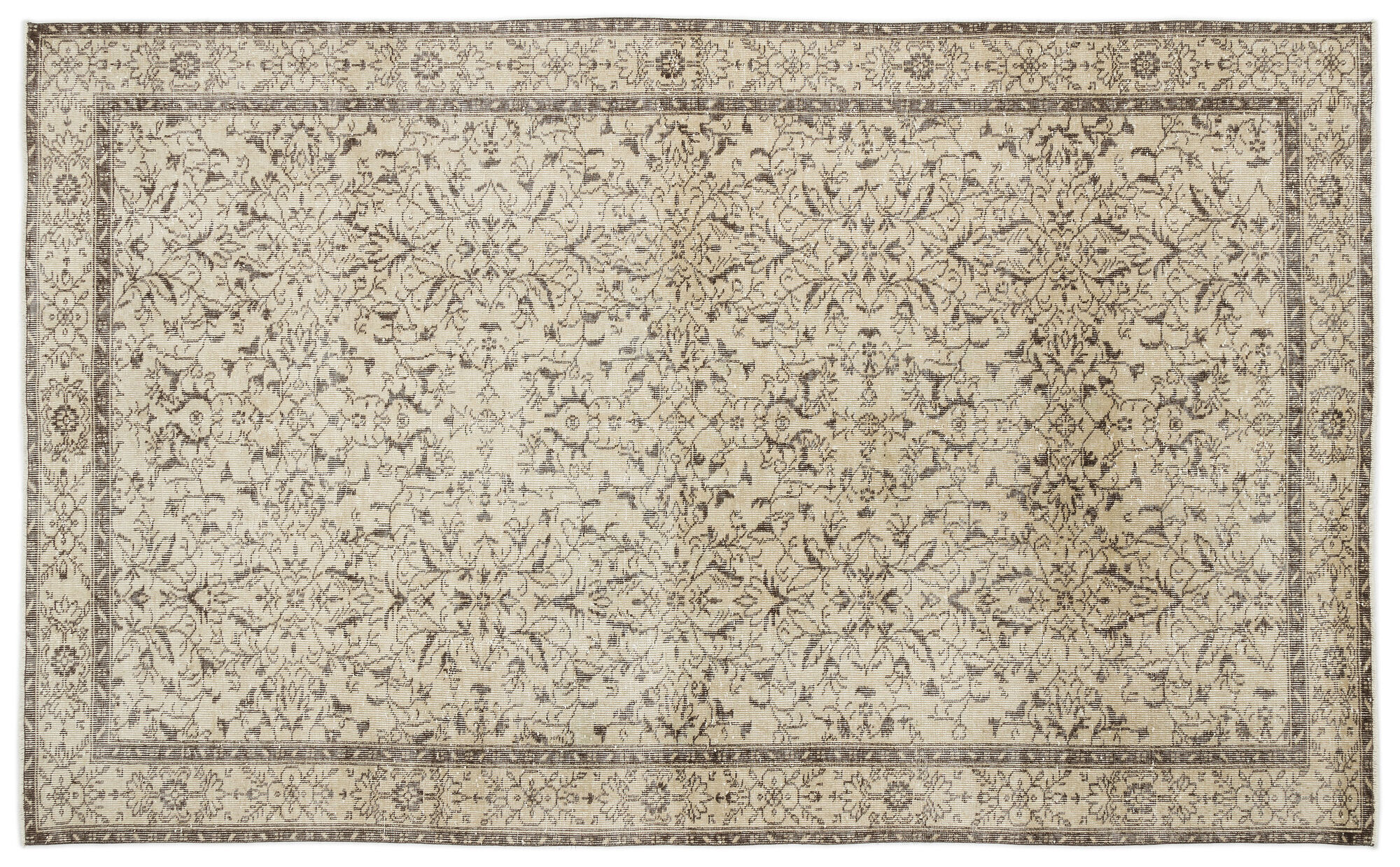 Apex Vintage Halı Bej 14754 186x302cm