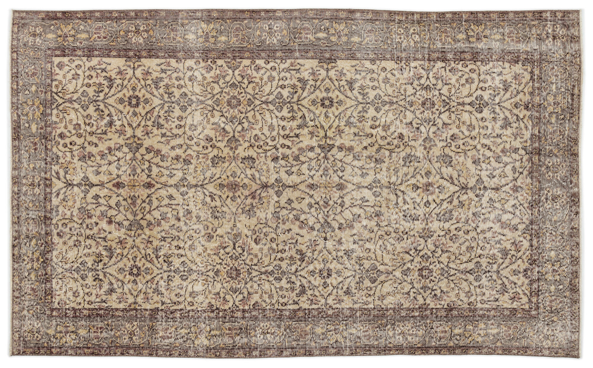 Apex Vintage Halı Bej 14760 156x263cm