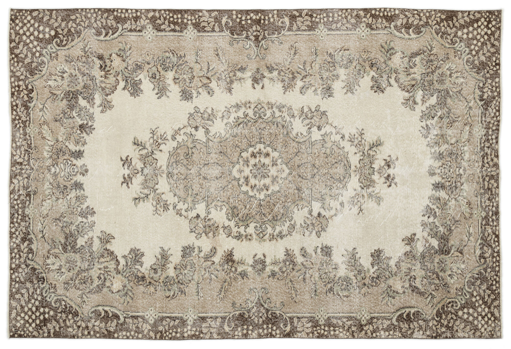 Apex Vintage Halı Bej 14802 195x296cm