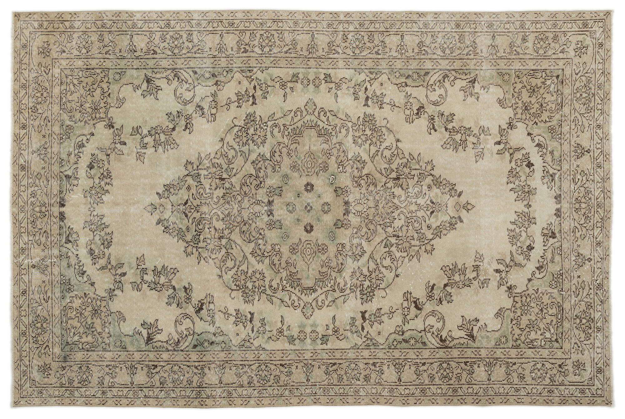 Apex Vintage Halı Bej 15087 192x293cm