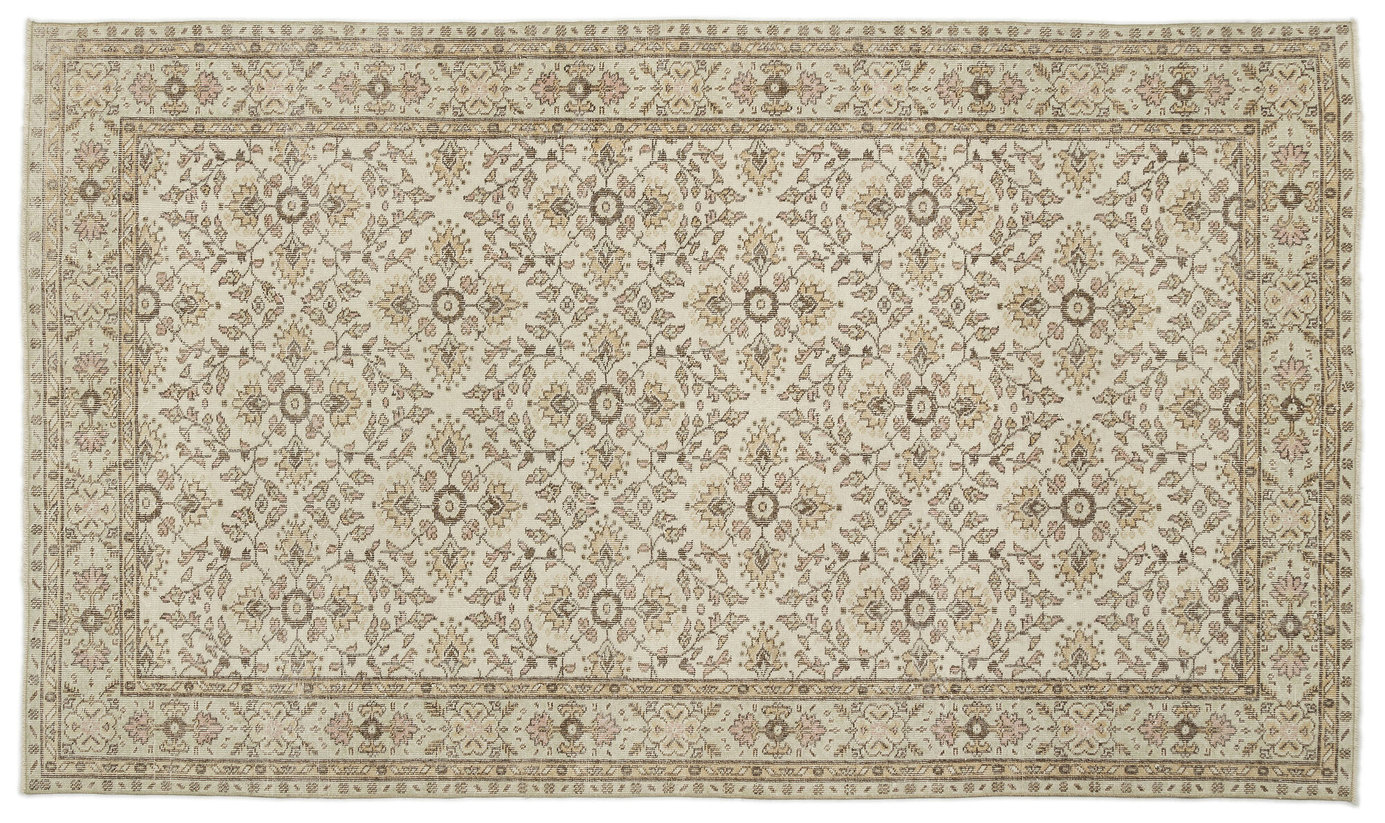 Apex Vintage Halı Bej 15092 183x306cm