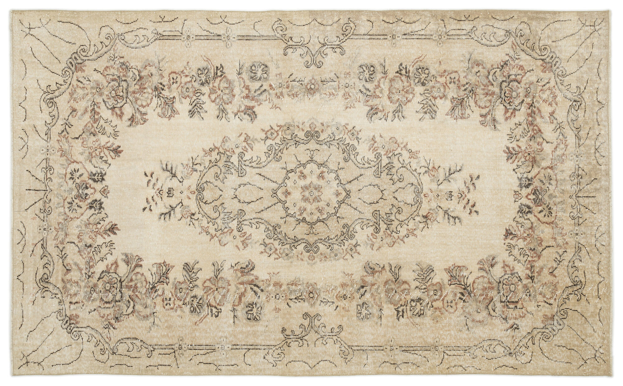 Apex Vintage Halı Bej 15164 180x290cm