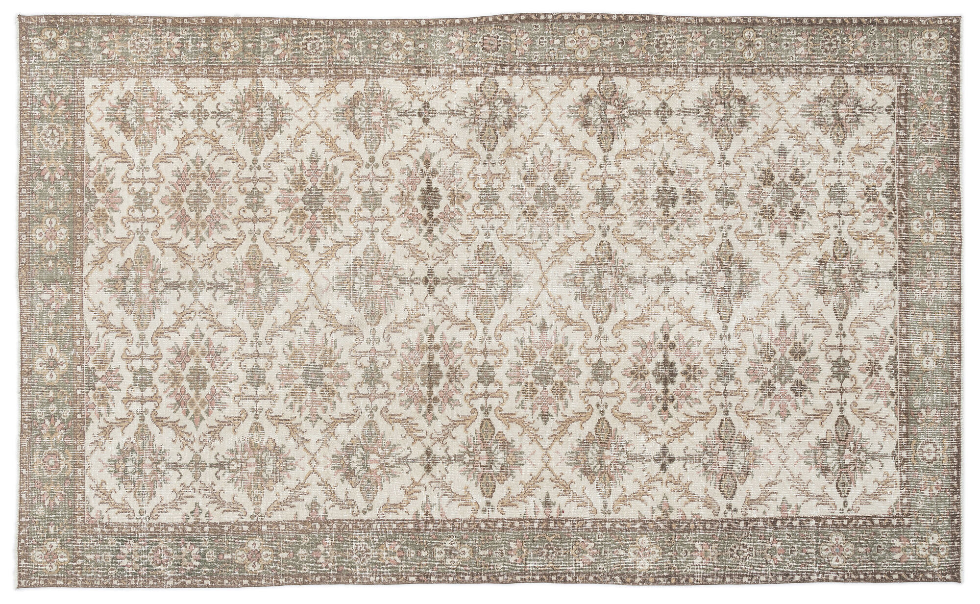 Apex Vintage Halı Bej 15346 185x305cm