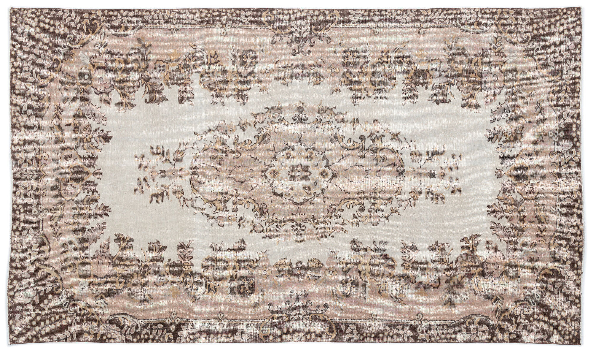 Apex Vintage Halı Bej 15507 176x300cm