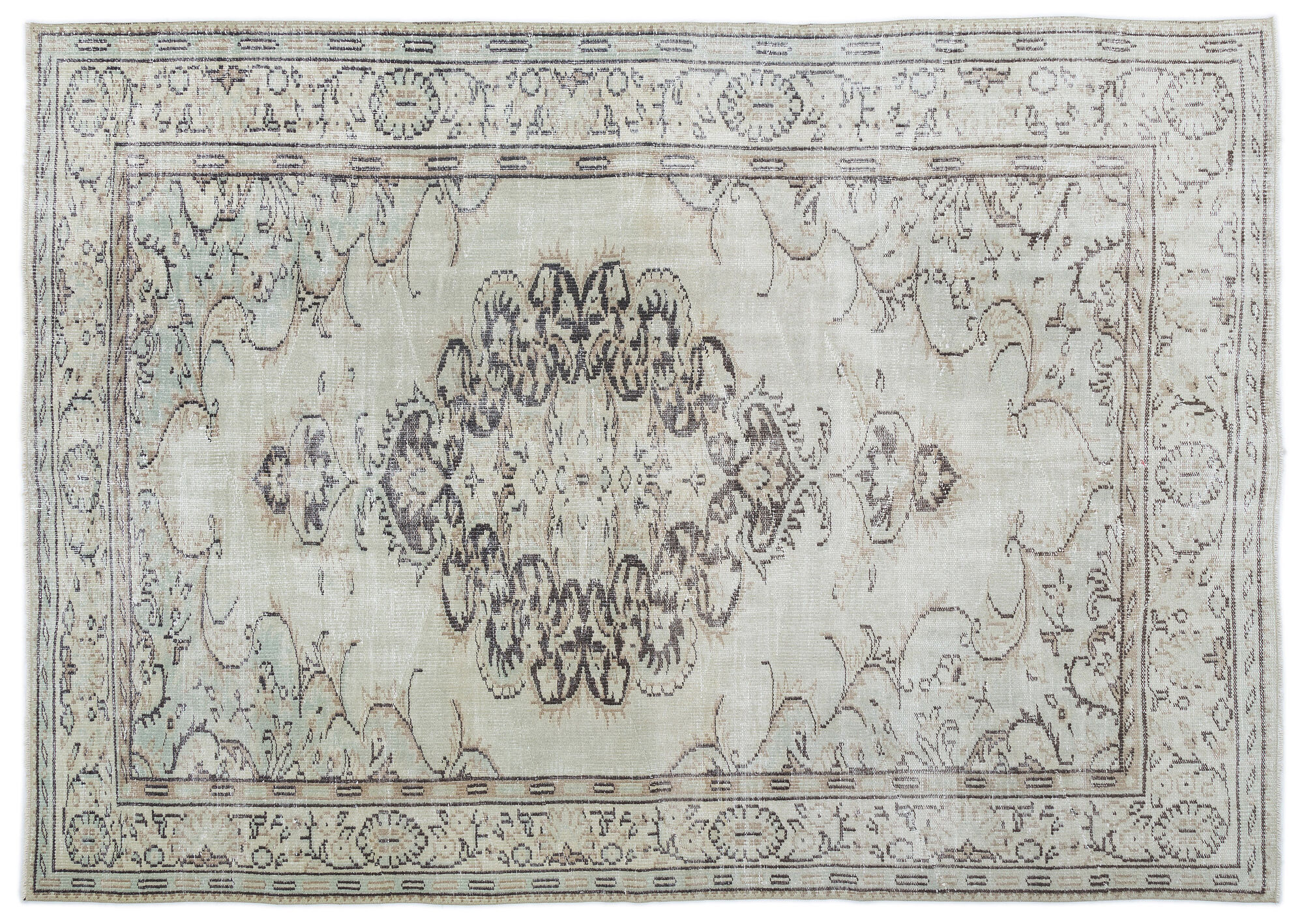 Apex Vintage Halı Bej 15540 183x263cm