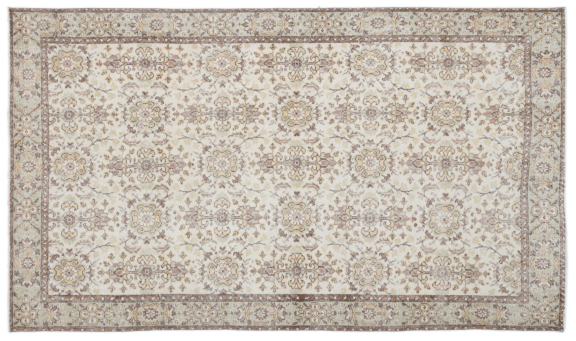 Apex Vintage Halı Bej 15562 179x302cm