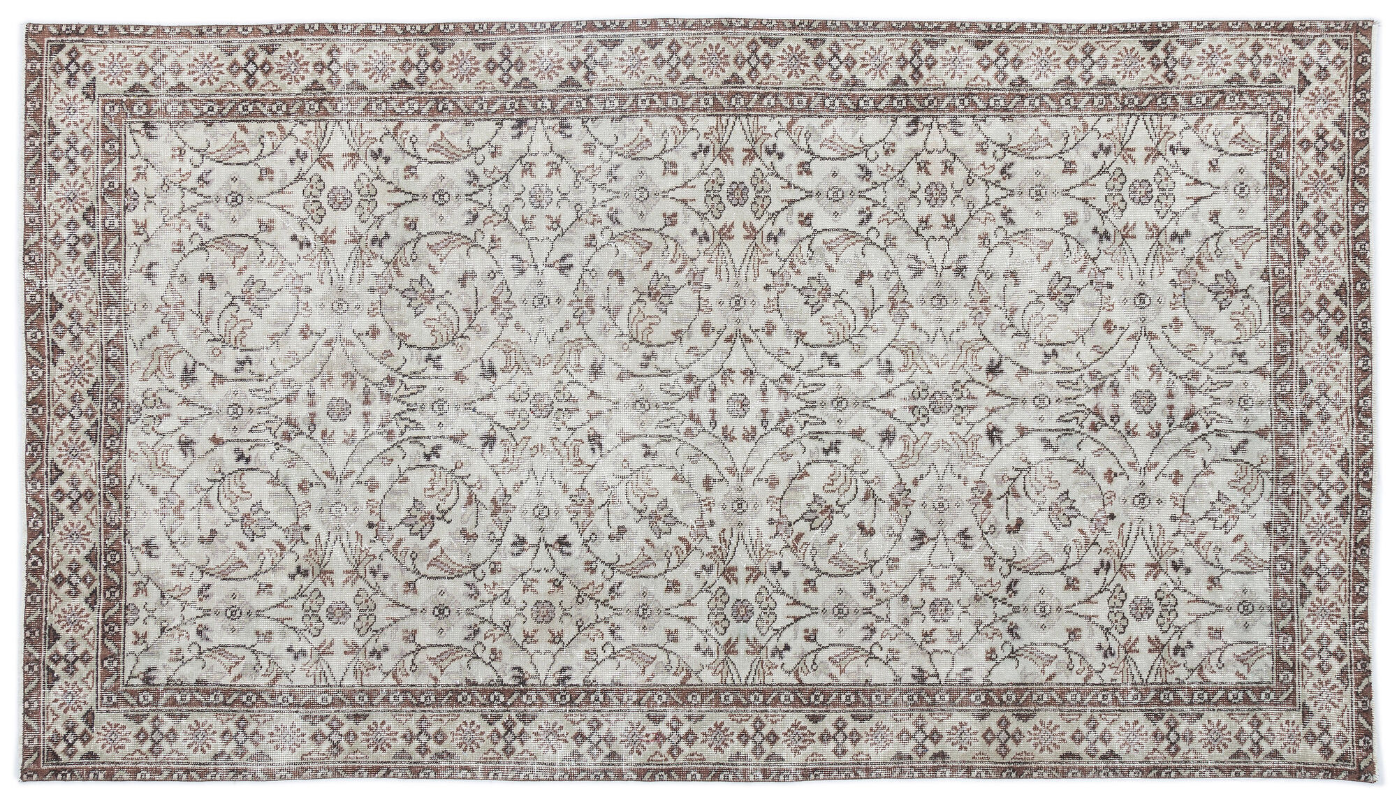 Apex Vintage Halı Bej 15566 146x261cm