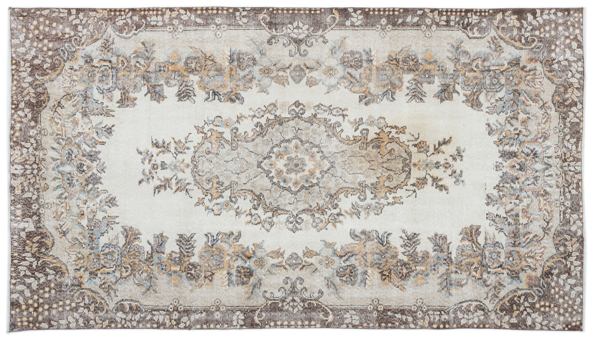 Apex Vintage Halı Bej 15567 168x292cm