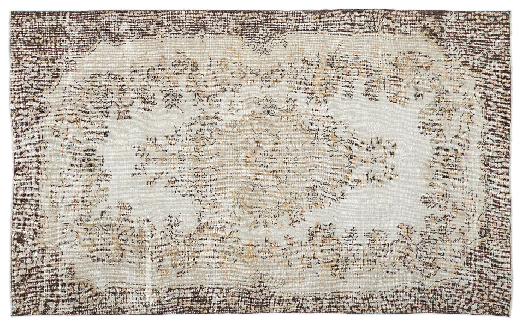 Apex Vintage Halı Bej 15575 182x302cm
