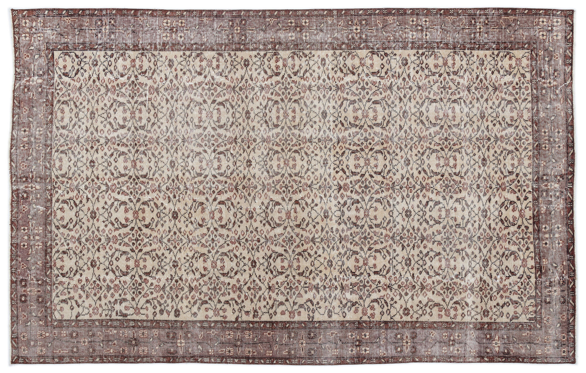Apex Vintage Halı Bej 15786 164x257cm