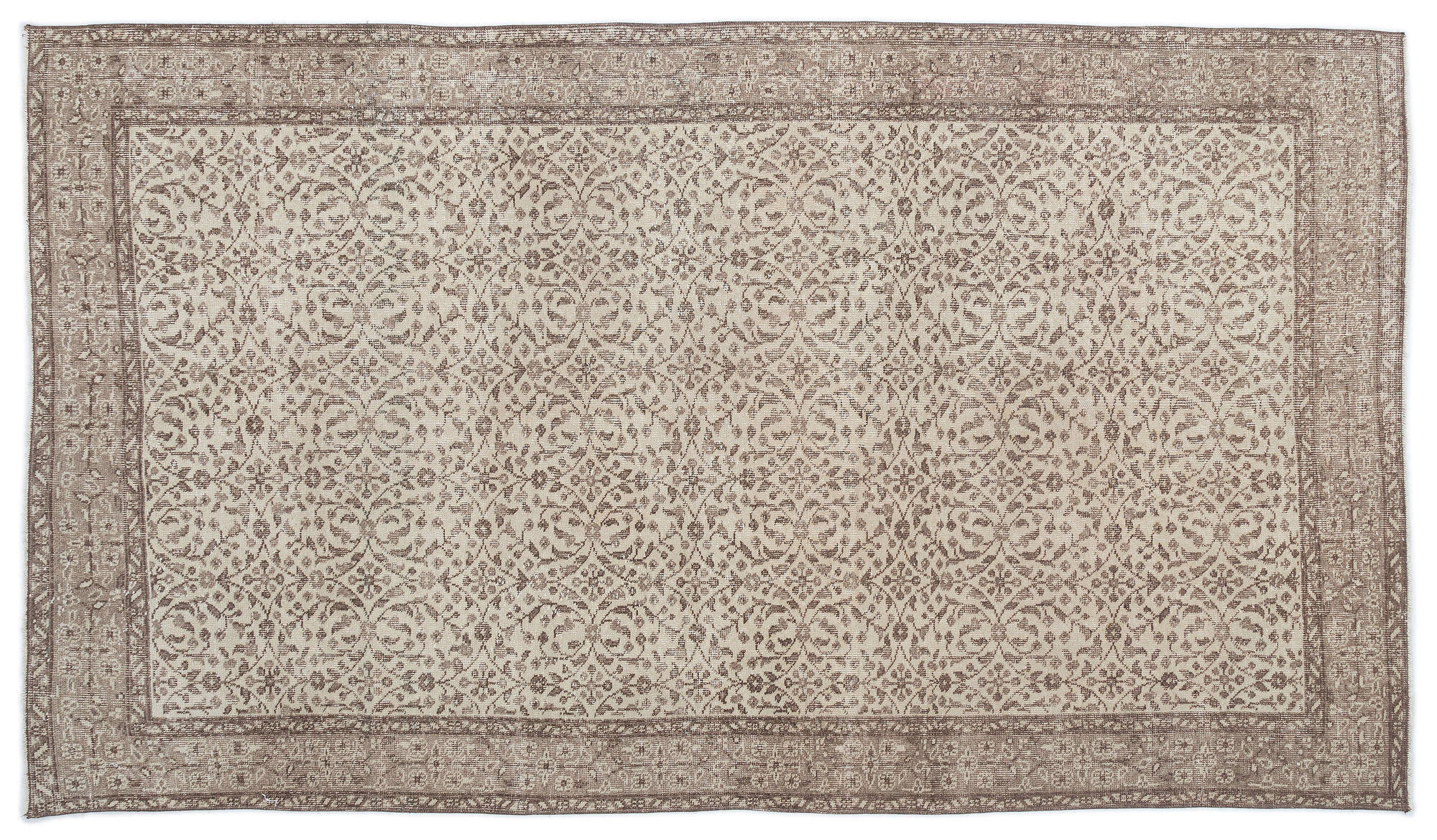 Apex Vintage Halı Bej 15906 162x280cm