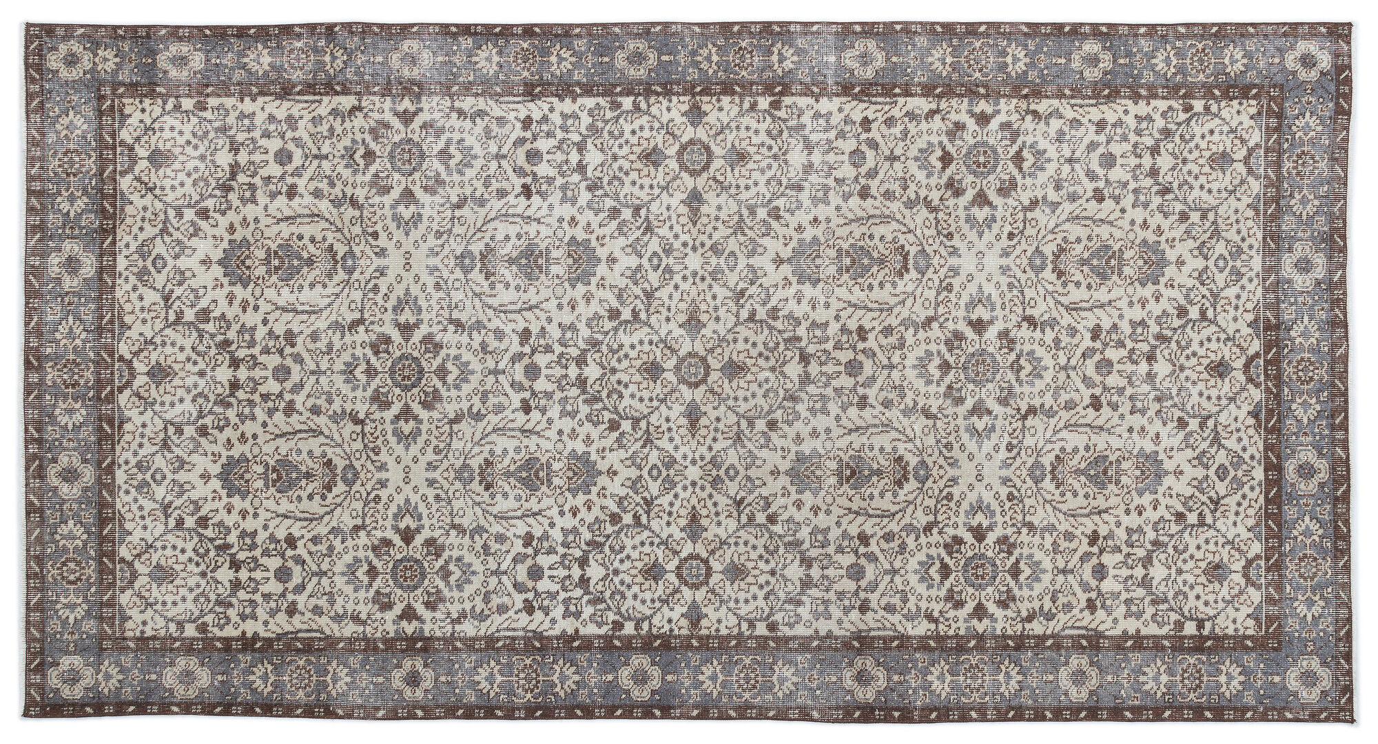 Apex Vintage Halı Bej 15989 156x286cm