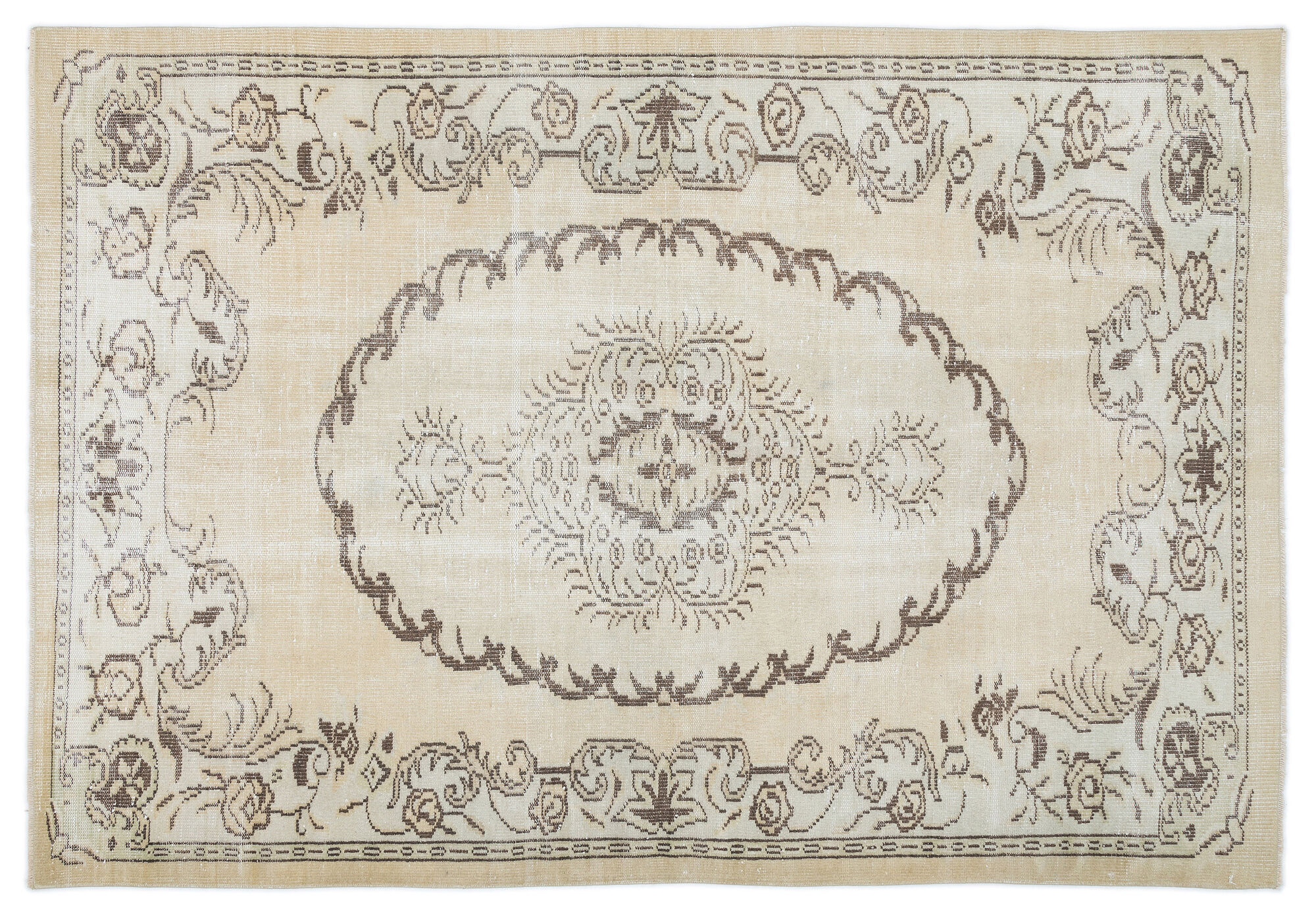 Apex Vintage Halı Bej 16163 172x247cm
