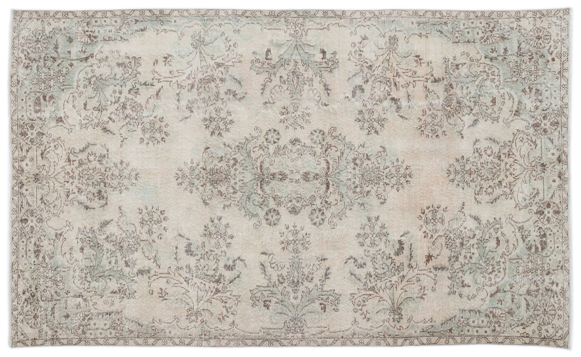 Apex Vintage Halı Bej 16185 168x281cm