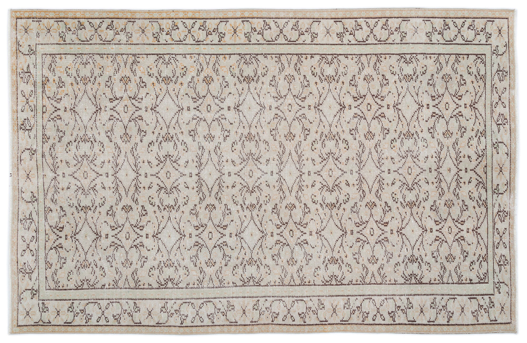Apex Vintage Halı Bej 16207 162x253cm