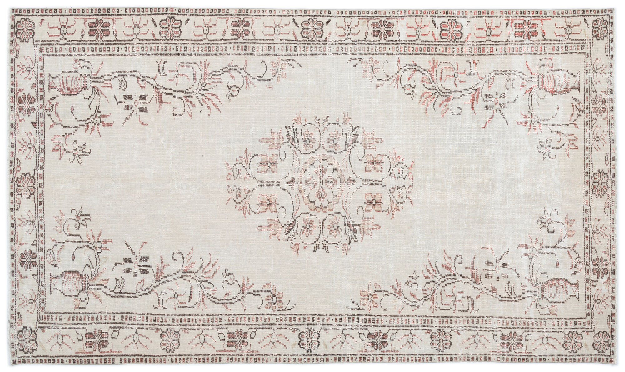 Apex Vintage Halı Bej 16367 165x283cm